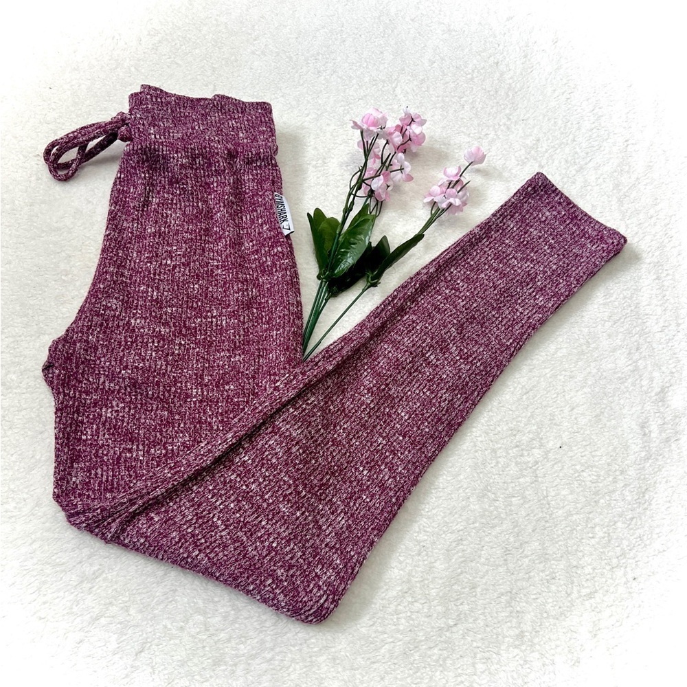 Gymshark Slounge Ribbed Skinny Lounge Pants - Size XS